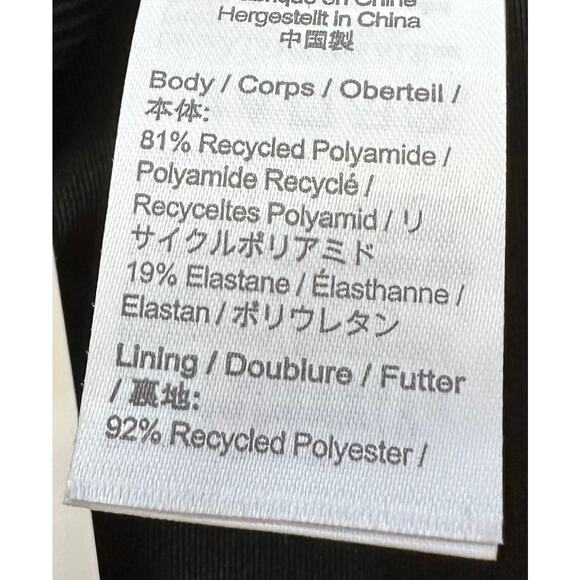 2/$15 NWT J. Crew Ribbed High-Rise Cheeky Bikini Bottom Black High-Cut Size S - Picture 9 of 11